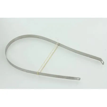 FEUILLARD METAL DE FIXATION DE BAVETTE ANTI ECLABOUSSURE POUR AUTOLAVEUSE FLOORPUL RUBY 45/JADE50