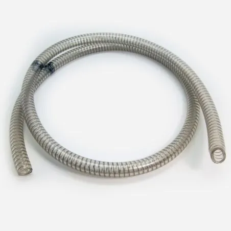 TUYAU ANNELE SPIRE EN ACIER DIAM15MM (LE METRE) POUR AUTOLAVEUSE
