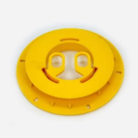KIT CENTRAGE DE DISQUE JAUNE A CLIPS