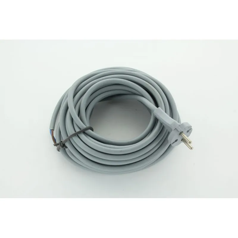 CABLE ELECTRIQUE + FICHE EN 2x1.5MM2 LONGUEUR 15M