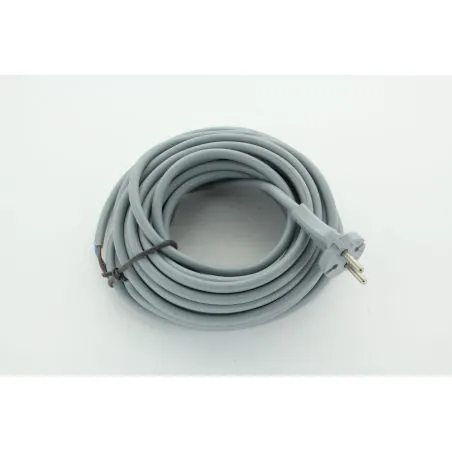 CABLE ELECTRIQUE + FICHE EN 2x1.5MM2 LONGUEUR 15M