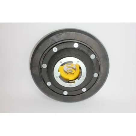 PLATEAU PORTE DISQUE AMORTISSEUR POUR MONOBROSSE TENNANT F12 (HAUTE VITESSE) DIAM 410MM PICOT