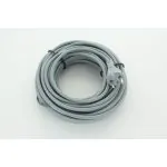 CABLE ELECTRIQUE+ FICHE EN 2x1MM2 LONGUEUR 15M GRIS