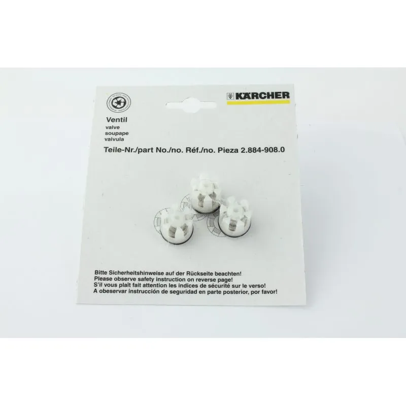 SOUPAPES (3 PIECES) POUR NHP KARCHER HDS 490 (45801170)