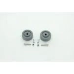 KIT 2 ROULETTES D'APPUI DE SUCEUR + ENTRETOISE POUR AUTOLAVEUSE NILFISK-ALTO