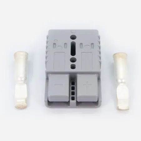FICHE DE CHARGE DE BATTERIE GRISE 175 AMPERES POUR AUTOLAVEUSE