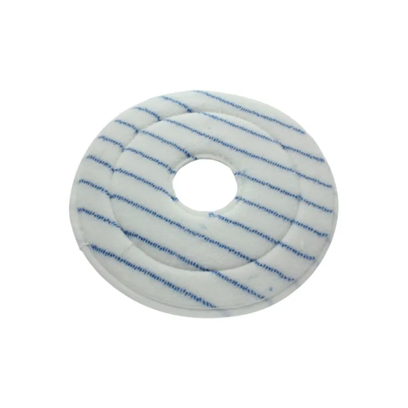 DISQUE MICROFIBRE RAYE BLEU DIAM 356mm AVEC TROU CENTRAL (Lot de 5) - R2MS