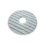 DISQUE MICROFIBRE RAYE BLEU DIAM 356mm AVEC TROU CENTRAL (Lot de 5) - R2MS