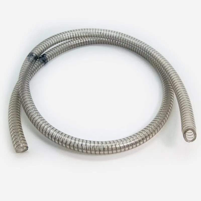 TUYAU ANNELE SPIRE EN ACIER DIAM15MM (LE METRE) POUR AUTOLAVEUSE