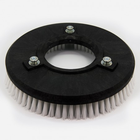 BROSSE PPL 090 DIAM 335MM POUR AUTOLAVEUSE FLOORPUL Dc. Ø 335/345mm + Fixation 3 tétons