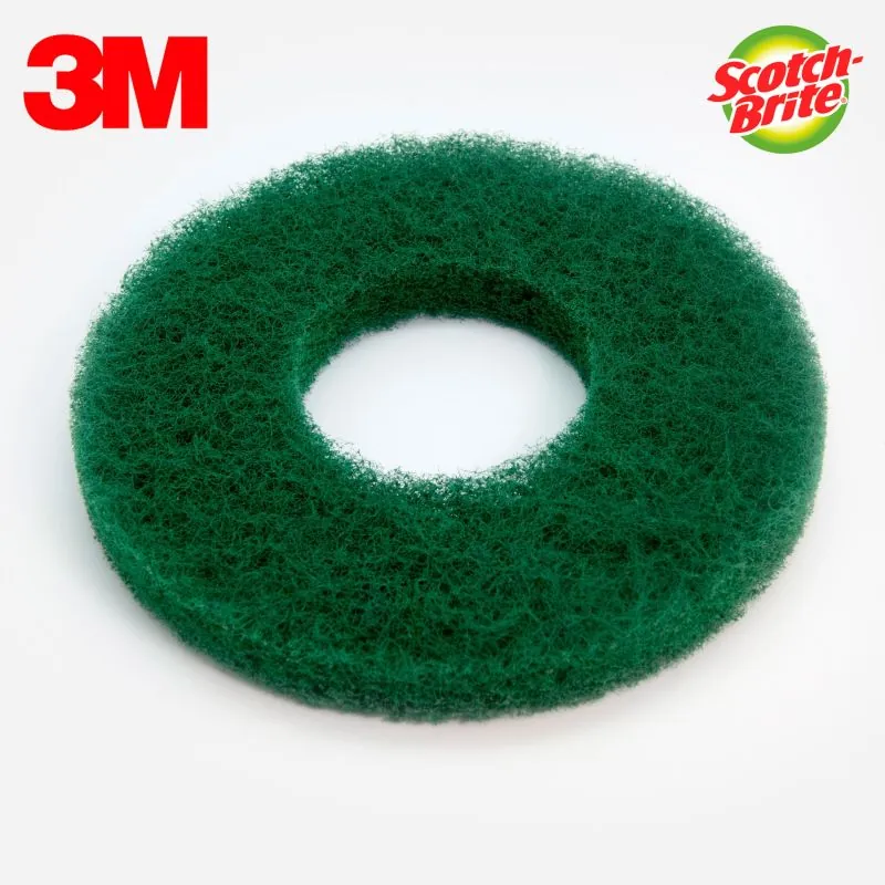 DISQUE VERT MONOBROSSE / AUTOLAVEUSE 305MM SCOTCH-BRITE 3M (X5)