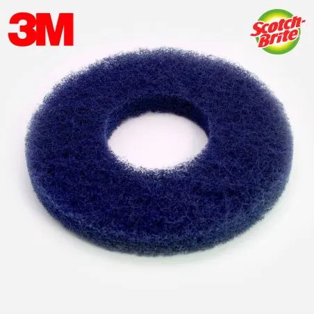 DISQUE BLEU MONOBROSSE / AUTOLAVEUSE 355MM SCOTCH-BRITE 3M (X5)