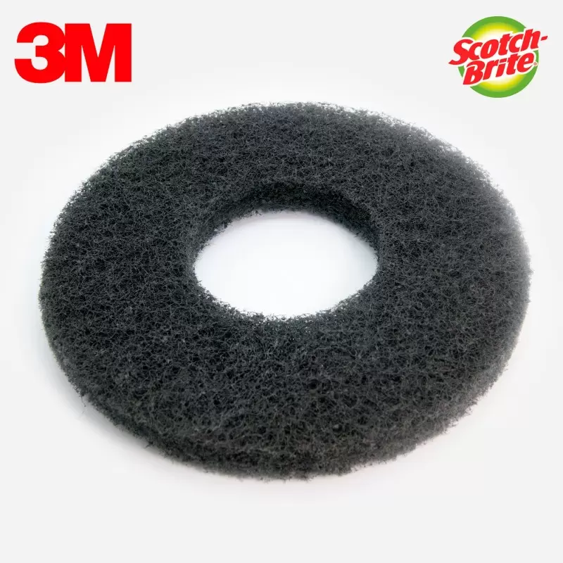 DISQUE NOIR MONOBROSSE / AUTOLAVEUSE 406MM SCOTCH-BRITE 3M (X5)