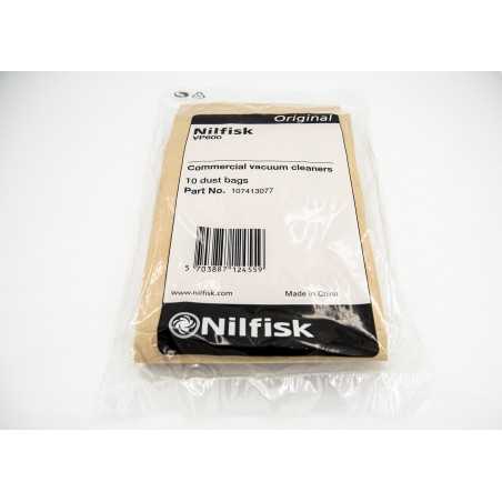 LOT DE 10 SAC POUSSIERE PAPIER NILFISK