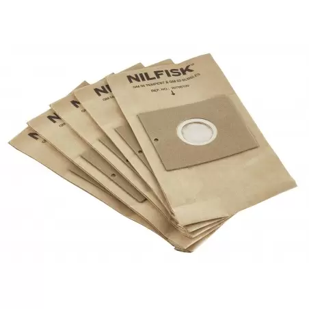 LOT DE 5 SACS POUR GM50 NILFISK
