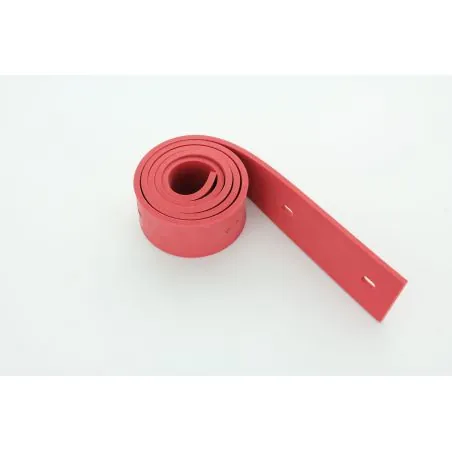 LAMELLE SUCEUR ARRIERE POUR AUTOLAVEUSE TENNANT T5 (TETE 700MM ) LINATEX ROUGE