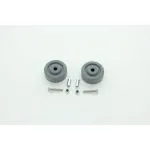 KIT 2 ROULETTES D'APPUI DE SUCEUR + ENTRETOISE POUR AUTOLAVEUSE NILFISK-ALTO