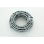CABLE ELECTRIQUE+ FICHE EN 2x1MM2 LONGUEUR 15M GRIS